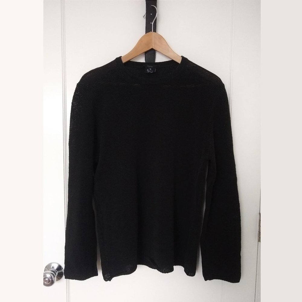 Gucci Black Crewneck Sweater (Extra Large)